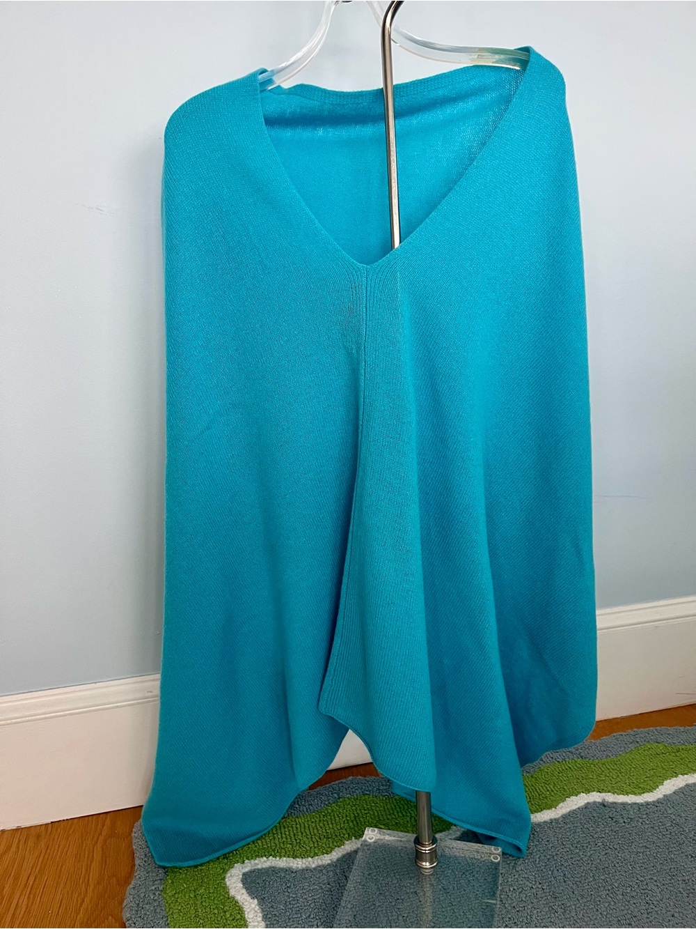 Turquoise Cashmere Cape